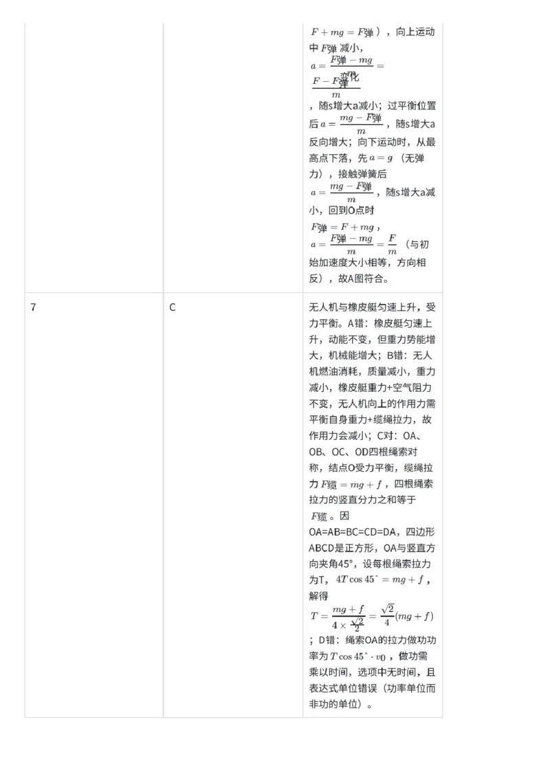 2026届佛山一模物理答案(1)_2026年1月_260127广东省佛山市普通高中2026届高三上学期教学质量检测（一）_广东省佛山市普通高中2026届高三上学期教学质量检测（一）物理试题（含答案）