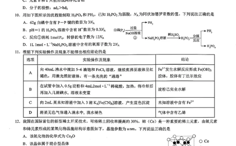 26康德模拟调研2化学(1)_2026年1月_2601122026年重庆市普通高中学业水平选择性考试高考模拟调研卷（二）（全科）