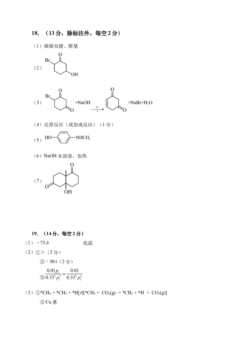 湖北省武汉外国语学校2024-2025学年高三上学期10月考试化学Word版含答案_11月_241103湖北省武汉外国语学校2025届高三上学期10月月考