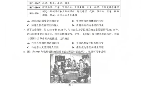 毕节市2026届高三年级高考第一次适应性考试历史(1)_2026年1月_260119贵州省毕节市2026届高三年级高考第一次适应性考试（毕节一诊）（全）