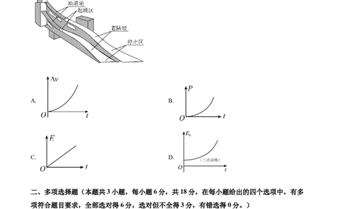 广东省广州市执信中学2023-2024学年高三上学期开学考试物理试题（原卷版）(1)_2023年8月_028月合集_2024届广东省广州市执信中学高三上学期开学考试