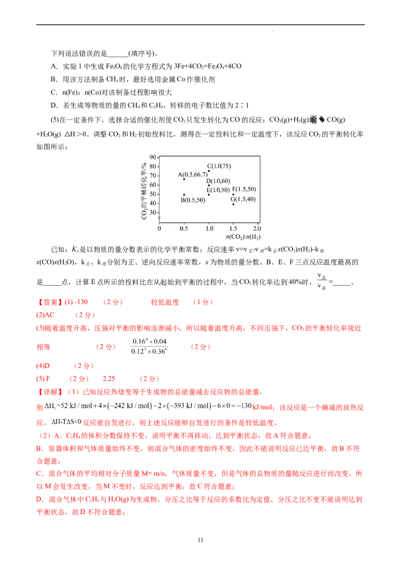 化学（福建卷）（全解全析）_2023高考押题卷_学易金卷-2023学科网押题卷（各科各版本）_2023学科网押题卷-学易金卷-化学_化学（福建卷）-学易金卷：2023年高考考前押题密卷