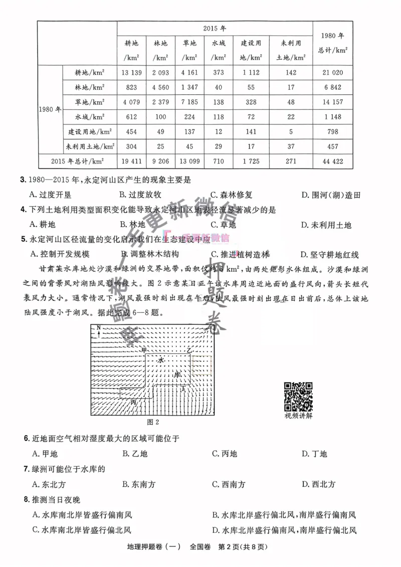 地理试题_2023高考押题卷_2023版天星金考卷最后一卷_全国卷版_最后一卷&middot;地理
