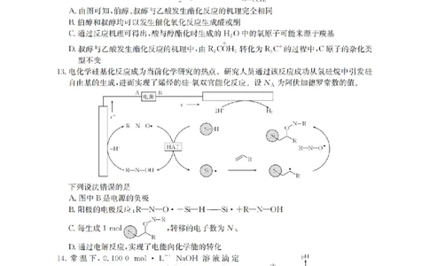 云南省2026届高三上学期1月百万大联考化学(1)_2026年1月_260129金太阳&middot;云南省2026届高三上学期1月百万大联考（全科）