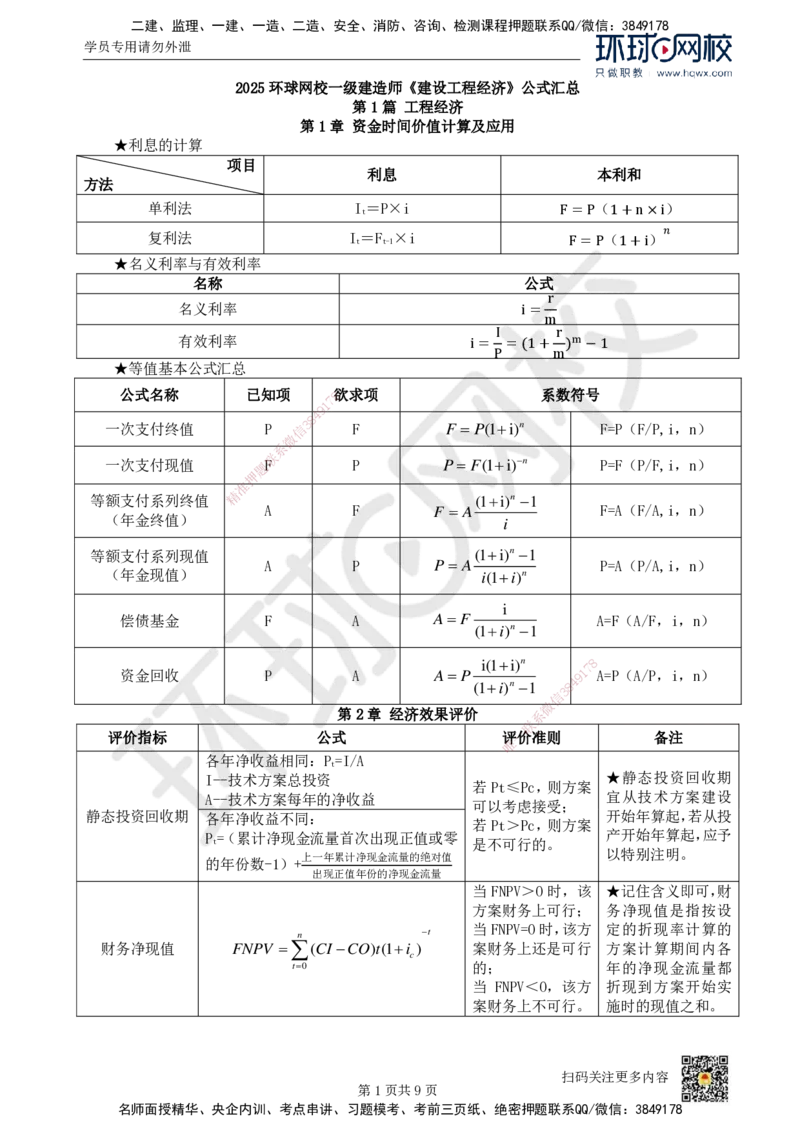 HQ-经济-总结性资料_2026年一级建造师_2026年一建经济_2025年一建经济SVIP_01-精华文档✿电子教材✿历年真题_76-经济《速记手册+知识点+考点清单+闪记宝典+总结资料》HQ