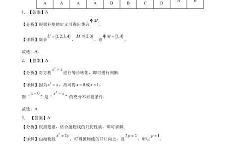 数学（北京卷01）（全解全析）_2024高考押题卷_62024学科网全系列_24学科网高考押题预测卷_2024年高考数学押题预测卷_数学（北京卷01）-2024年高考押题预测卷