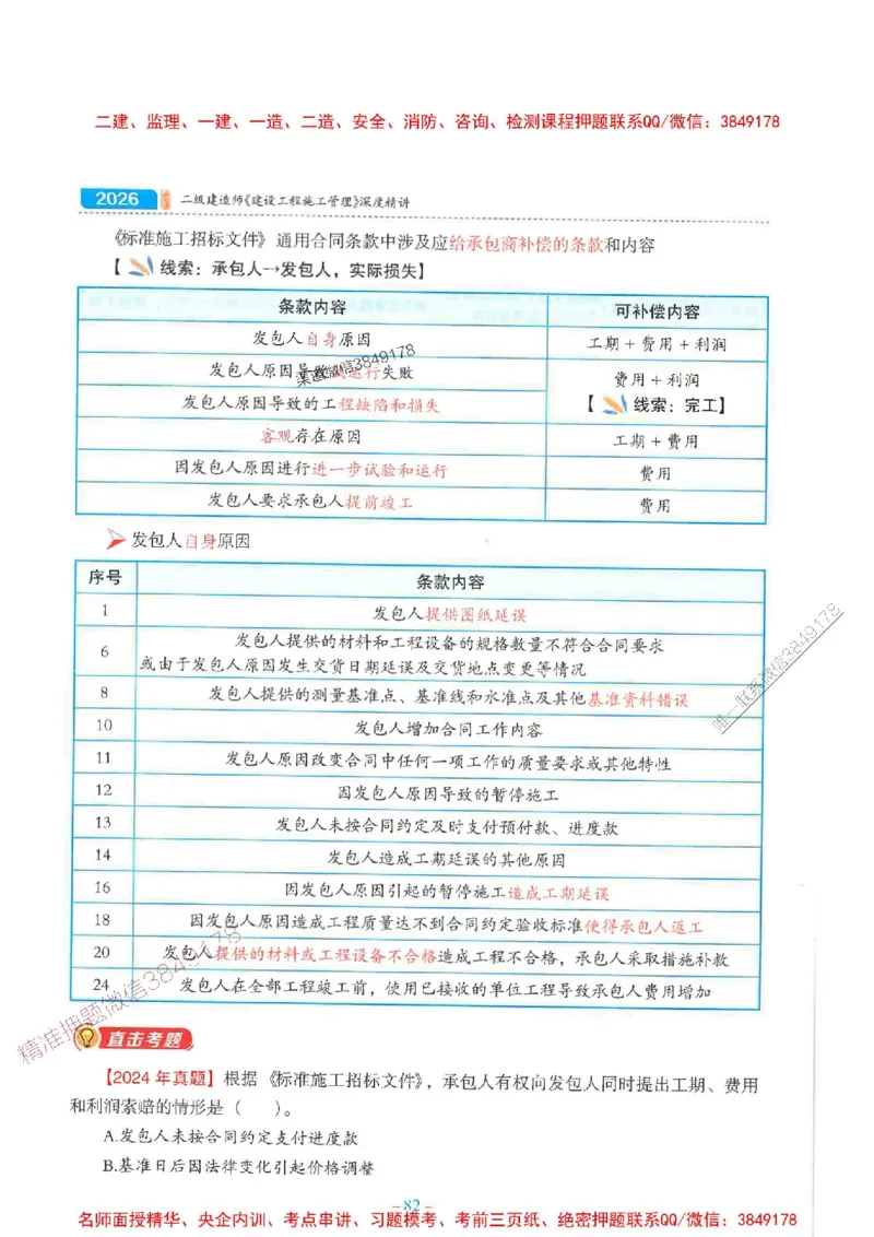 2026年二建管理-金月-精讲讲义+题库_2026二建全科_2026二级建造师（持续更新）看这里_2026二建管理SVIP_01-精华文档✿电子教材✿历年真题_30-2026年二建管理-金月-精讲讲义+题库推荐