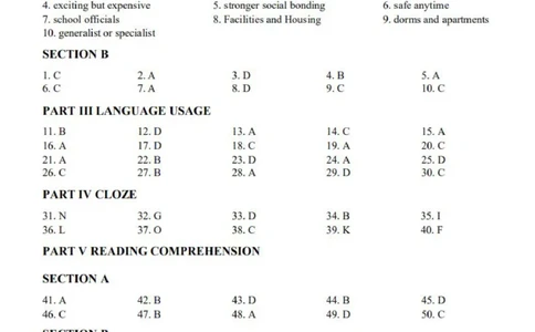 2021年6月专四答案解析_2025专四专八真题及备考资料_2009-2024专四真题+备考资料_历年2009-2023专四真题及答案PDF_专四答案解析