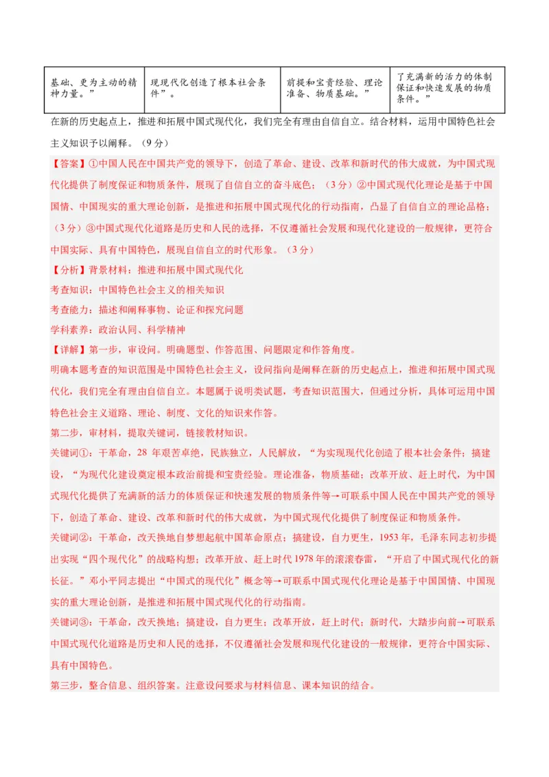 备战2024年高考政治模拟卷02（山东专用）（解析版）_2024高考押题卷_92024赢在高考全系列_（通用版）2024《赢在高考&middot;黄金预测卷》（九科全）各八套