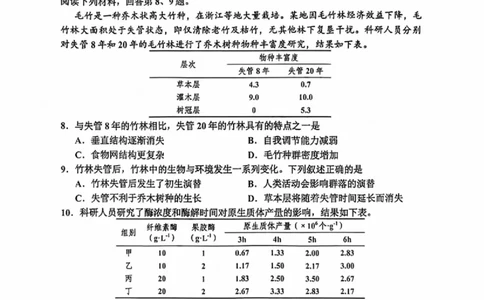 嘉兴高三上(9月基础)-生物试题+答案(1)_2023年10月_01每日更新_3号_2024届浙江省嘉兴高三9月基础测试