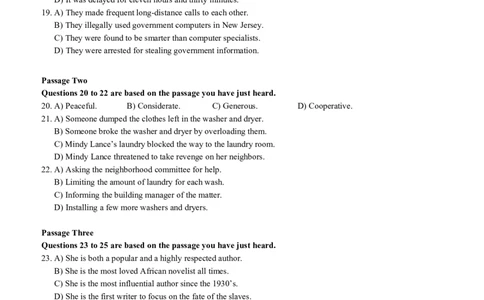 2013年12月大学英语四级考试真题(第三套)_英语四六级整合_英语四六级真题版本二此版为主此文件夹会持续更新_四级真题_1.四级真题+答案解析+听力音频(1989-2025)_2013年12月CET4