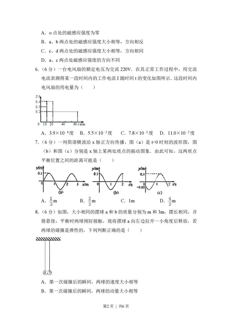 2012年高考物理试卷（大纲版）（空白卷）_物理历年高考真题_新&middot;PDF版2008-2025&middot;高考物理真题_物理（按试卷类型分类）2008-2025_全国卷&middot;物理（2008-2024）