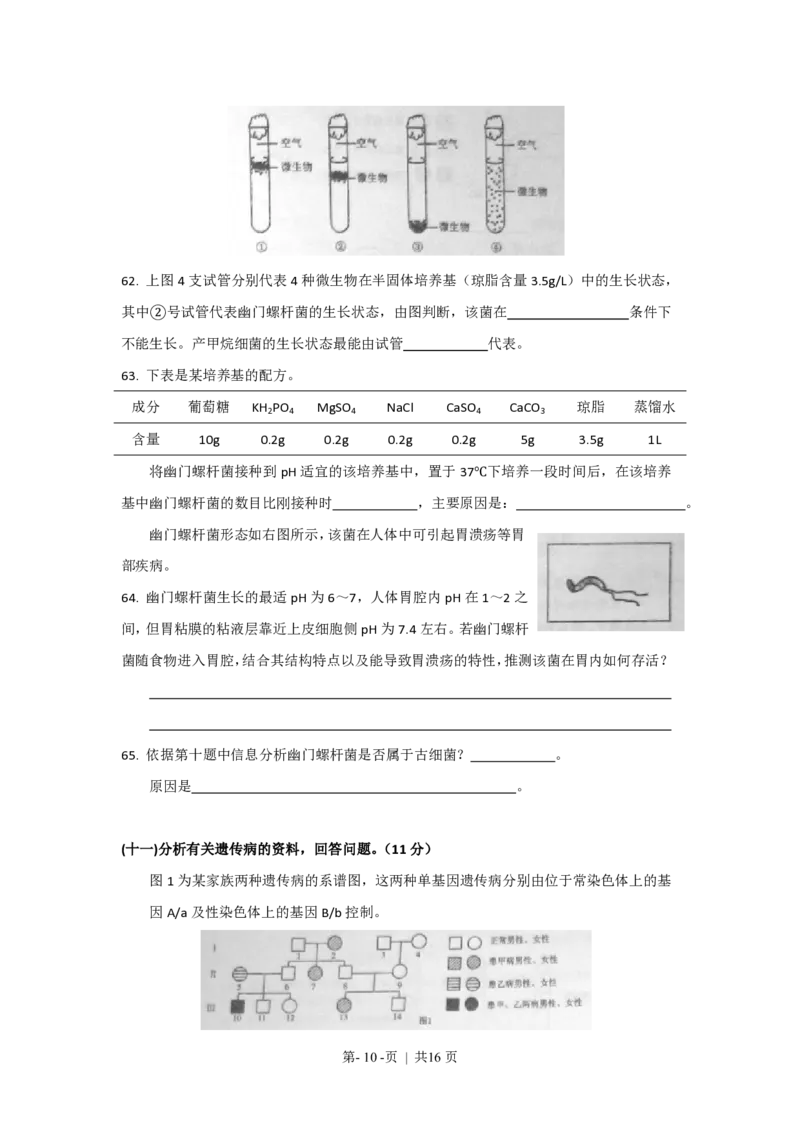 2010年高考生物试卷（上海）（解析卷）_生物历年高考真题_新&middot;PDF版2008-2025&middot;高考生物真题_生物（按省份分类）2008-2025_2008-2022&middot;（上海）生物高考真题