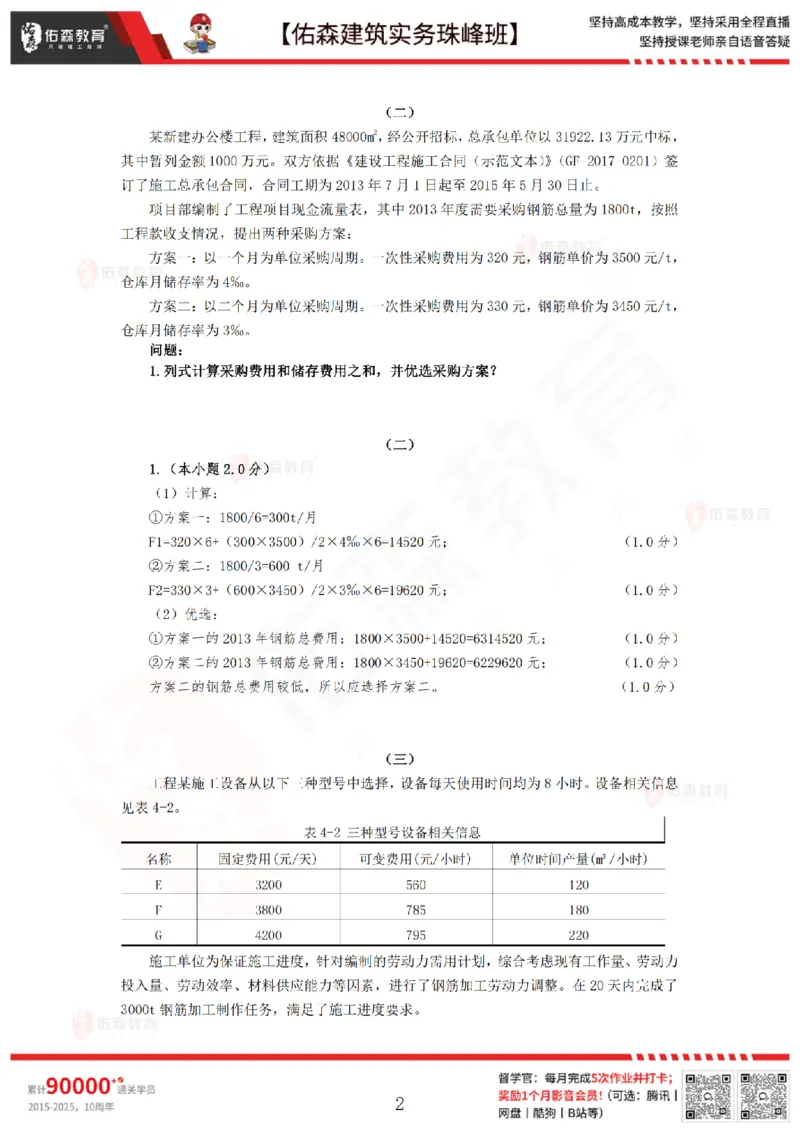 4月9日佑森建筑实务珠峰班VIP作业答案_2026年一级建造师_2026年一建建筑_2025年一建建筑SVIP_02-基础精讲✿高端面授✿深度强化_31-建筑《珠峰直播班》闫力齐YS推荐