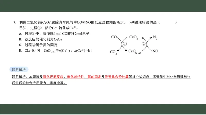 黑龙江省新时代高中教育联合体2026届高三上学期8月开学测试化学分析及详解_2025年8月_250828黑龙江省新时代高中教育联合体2026届高三上学期8月开学测试（全科）