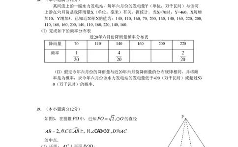 2011年高考数学试卷（文）（湖南）（空白卷）_数学历年高考真题_新&middot;PDF版2008-2025&middot;高考数学真题_数学（按年份分类）2008-2025_2011&middot;高考数学真题