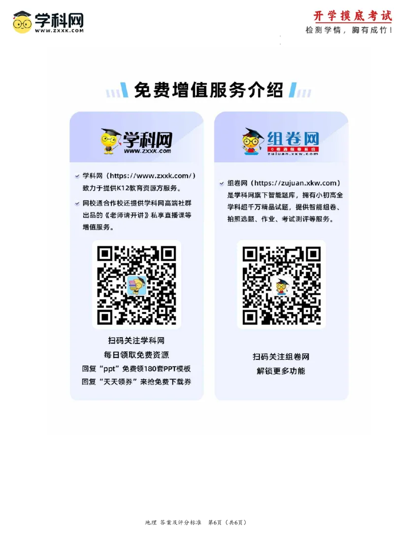 地理-2024届新高三开学摸底考试卷（新高考通用）01（解析版）_2024届新高三开学摸底考试卷_地理-2024届新高三开学摸底考试卷_地理-2024届新高三开学摸底考试卷（新高考通用）01_39440847