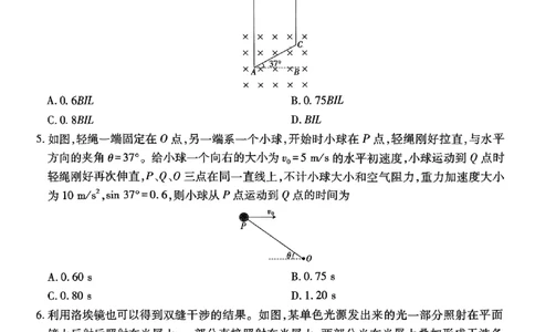 高三物理试卷_2025年5月_江西省稳派上进联考2025届高三年级5月联合测评_2025届江西省上进联考高三下学期5月联合测评物理试卷