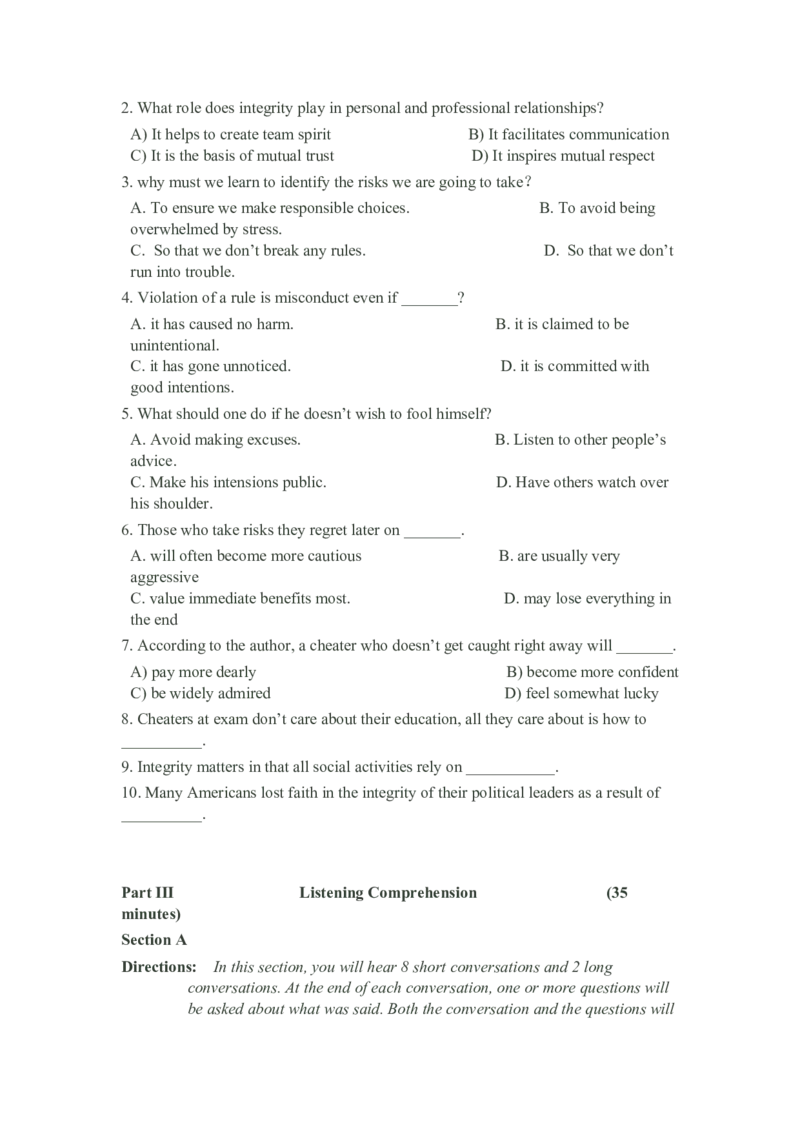 2011年12月英语四级真题_英语四六级整合_英语四六级真题版本二此版为主此文件夹会持续更新_四级真题_1.四级真题+答案解析+听力音频(1989-2025)_1989-2013年赠品，四级14年改版