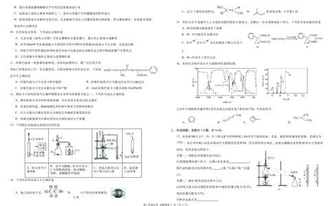 高三年级化学试题卷A3_2025年8月_250825河南省天立教育2025-2026学年高三上学期开学考试_河南省天立教育2025-2026学年高三上学期开学化学试题