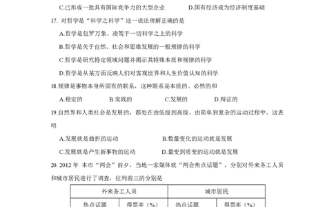 2012年高考政治试卷（上海）（空白卷）_政治历年高考真题_新&middot;PDF版2008-2025&middot;高考政治真题_政治（按省份分类）2008-2025_2008-2017&middot;（上海）政治高考真题