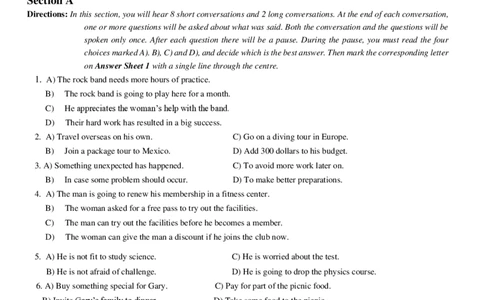 2013年12月六级考试真题（二）_英语四六级整合_英语四六级真题版本二此版为主此文件夹会持续更新_六级真题_1.六级真题+答案解析+听力音频_2013年12月CET6_01、真题PDF版（推荐打印）❤