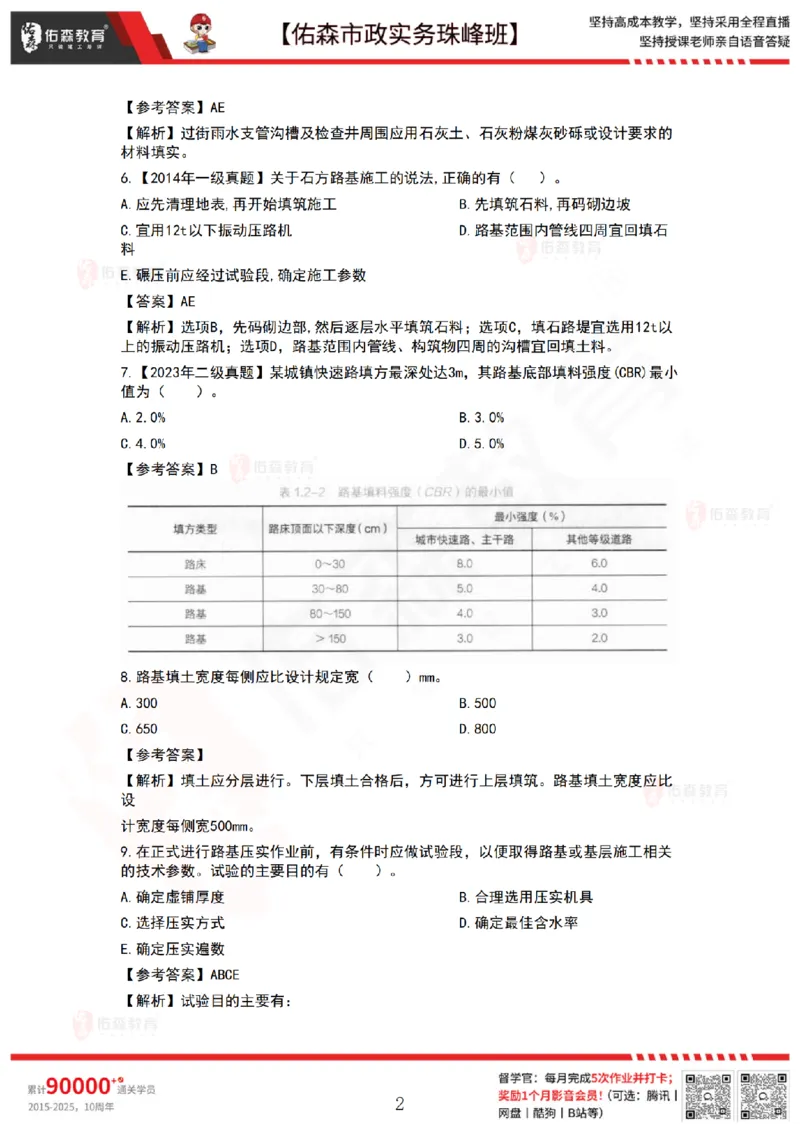 2月26日佑森市政实务珠峰班VIP作业答案_2026年一级建造师_2026年一建市政_2025年一建市政SVIP_02-基础精讲✿高端面授✿深度强化_34-市政《珠峰直播班》林子婷YS