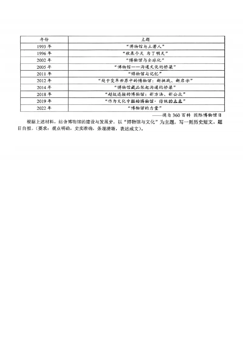 2023学年第一学期江浙高中（县中）发展共同体高三年级10月联考-历史（浙江卷）（试题卷）(1)_2023年10月_0210月合集_2024届浙江省高中（县中）发展共同体高三上学期10月联考