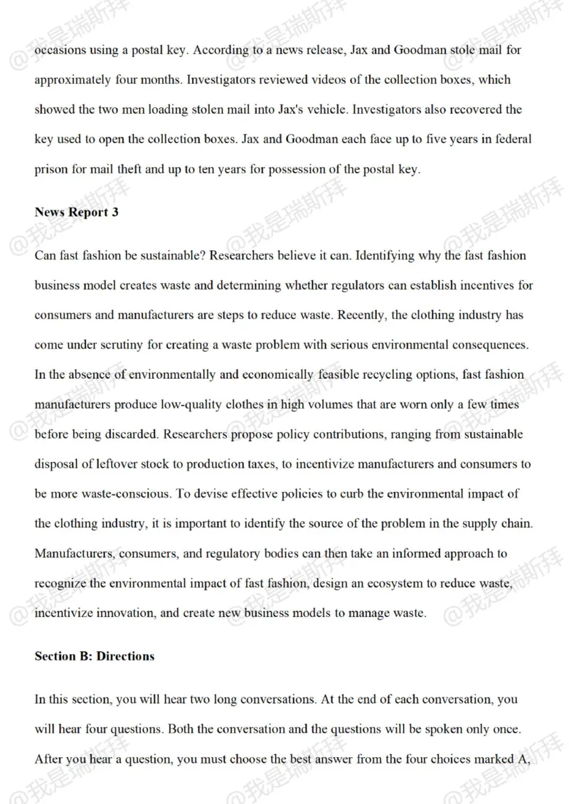 2025英语四级听力原文_英语四六级整合_英语四六级真题版本一此版本可作为补充_大学英语CET4_X0_01-四级历年真题及答案解析+听力音频_2025年6月四六级考试真题答案（真题待更新）_四级