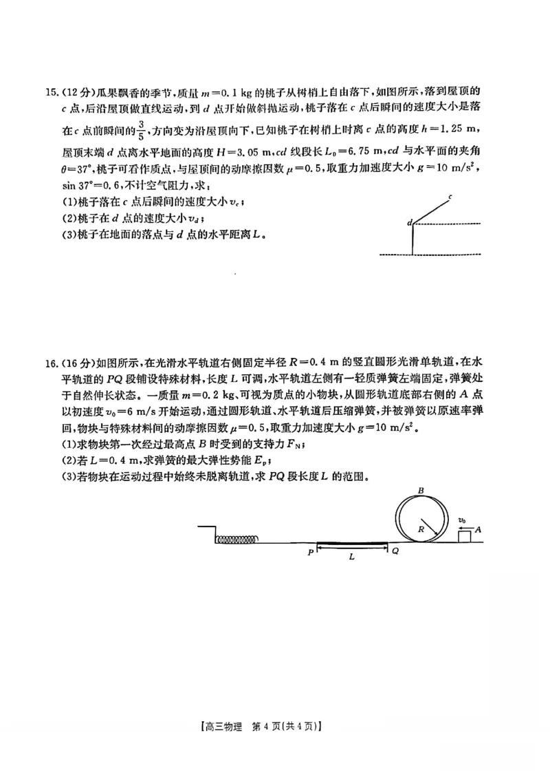 高三物理_2025年11月_251125福建省金太阳高三11月第一学期半期联考（全科）（26-10-105C）_1209215425_试卷
