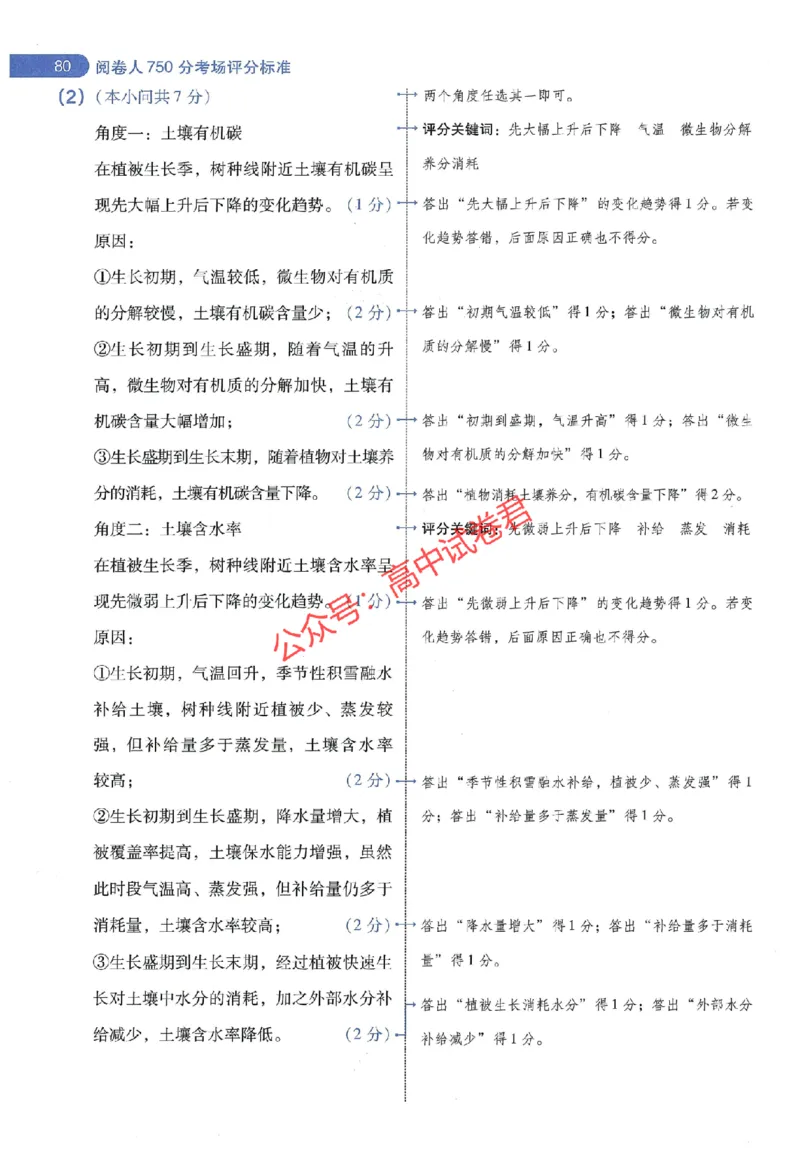 天星教育2024年高考临考预测押题密卷山东专版阅卷人750分考场评分标准_1_2024高考押题卷_12024天星全系列_@@@天星临考押题密卷汇总重复_2024年tx高考临考押题密卷山东专版