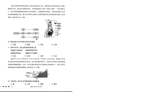 2024届8月贵州省七校联考地理试卷_2023年8月_01每日更新_30号_2024届贵州省贵阳市七校联盟高三上学期开学联考_贵州省贵阳市七校联考2023-2024学年高三上学期开学地理试题