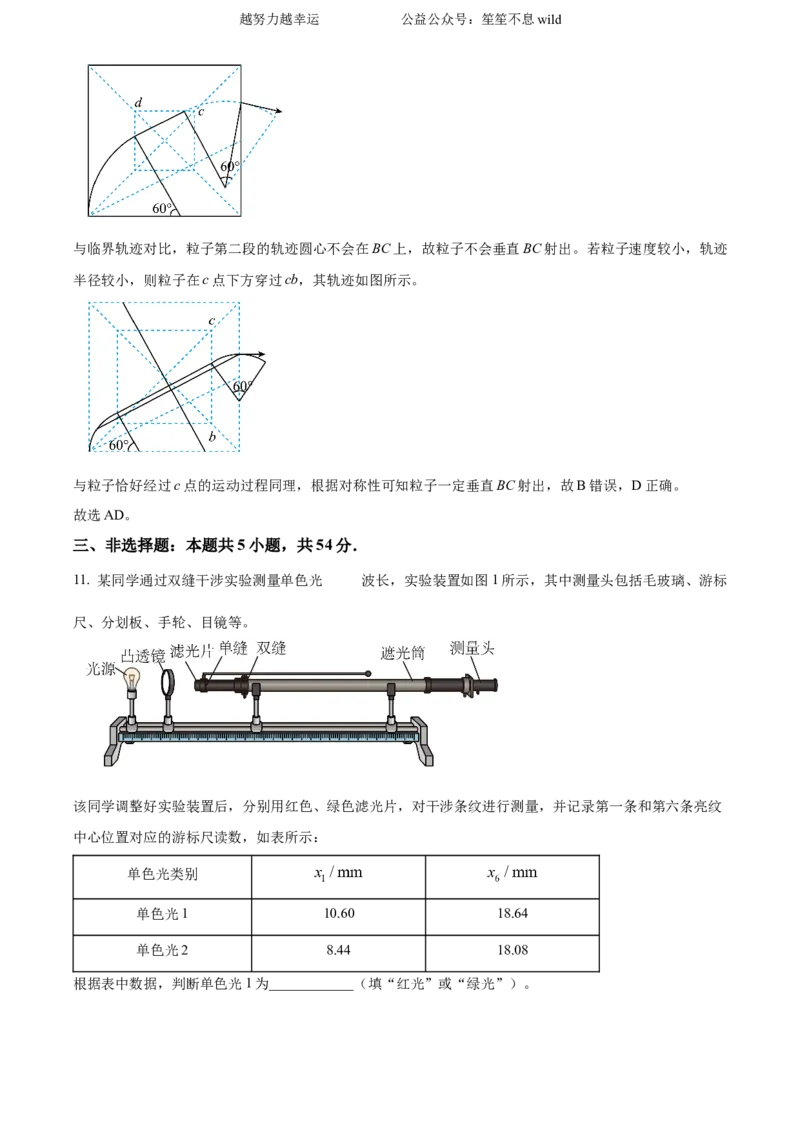 精品解析：2024年高考河北卷物理真题（解析版）_高考真题全网收集_物理_2024年新高考河北卷物理高考真题解析（参考版）(2)
