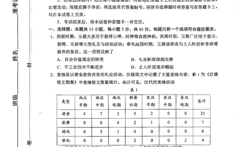 历史试卷-2026届山东省淄博市第一学期高三摸底质量检测（期末）(1)_2026年1月_2601232026届山东省淄博市第一学期高三摸底质量检测（期末）（全科）