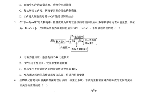 重庆市西北狼教育联盟2026届高三上学期开学学情诊断生物试题卷+答案_2025年9月_250915重庆市西北狼教育联盟2026届高三上学期开学学情诊断（全科）