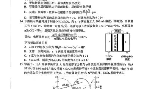 化学-四川省绵阳市2023级(2026届)高三第二次诊断考试（A卷）(1)_2026年1月_260124四川省绵阳市2023级(2026届)高三第二次诊断考试（A卷）（全科）