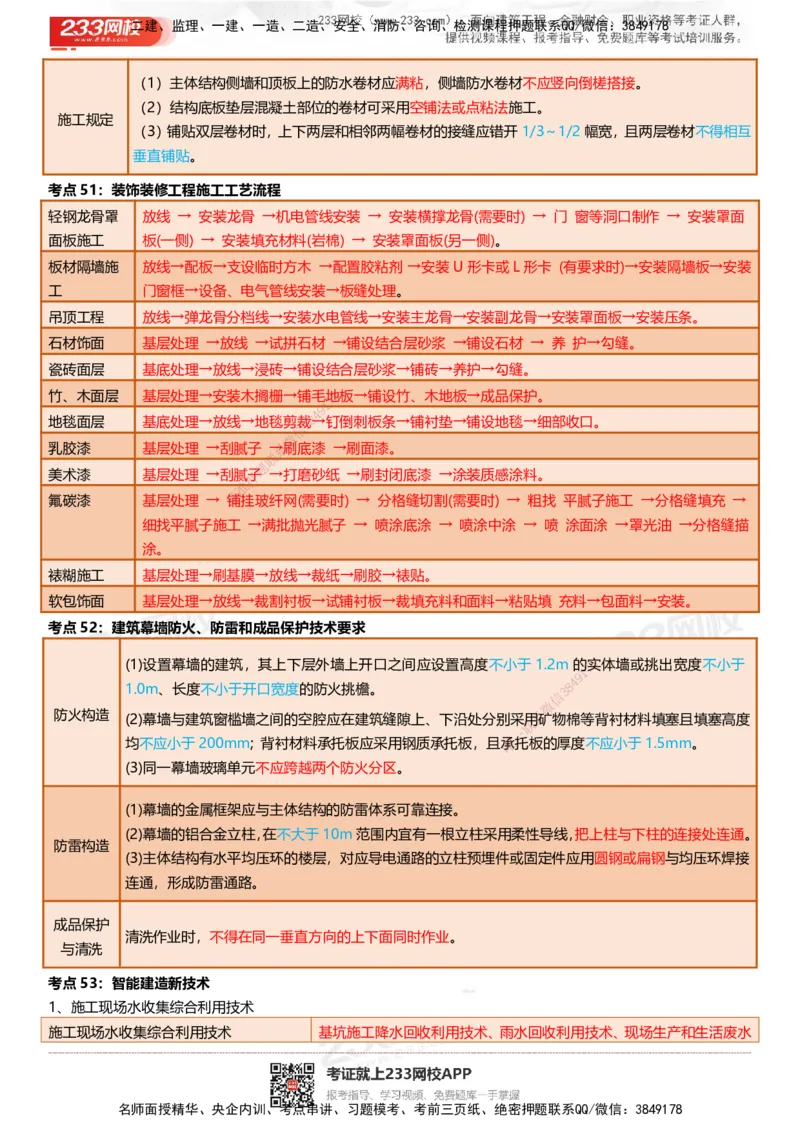 233-建筑-四色笔记（共53页）_2026年一级建造师_2026年一建建筑_2025年一建建筑SVIP_01-精华文档✿电子教材✿历年真题_53-建筑《模考大赛试卷+四色笔记》233