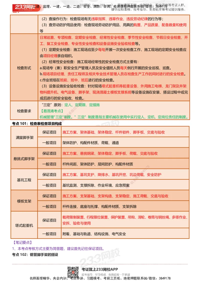 233-建筑-四色笔记（共53页）_2026年一级建造师_2026年一建建筑_2025年一建建筑SVIP_01-精华文档✿电子教材✿历年真题_53-建筑《模考大赛试卷+四色笔记》233