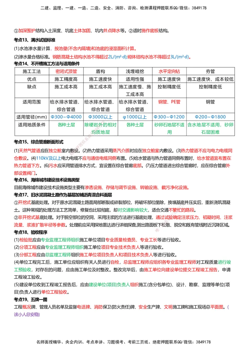 233-市政-考前终极3页纸_2026年一级建造师_2026年一建市政_2025年一建市政SVIP_05-考前密训✿央企特训✿机构普押_54-市政《考前终极3页纸》233
