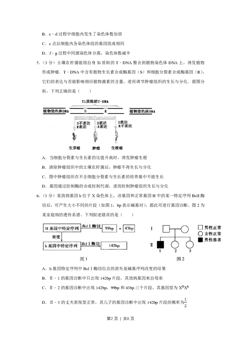 2011年高考生物试卷（天津）（空白卷）_生物历年高考真题_新&middot;PDF版2008-2025&middot;高考生物真题_生物（按试卷类型分类）2008-2025_自主命题卷&middot;生物（2008-2025）_天津自主命题&middot;生物（2008-2024）