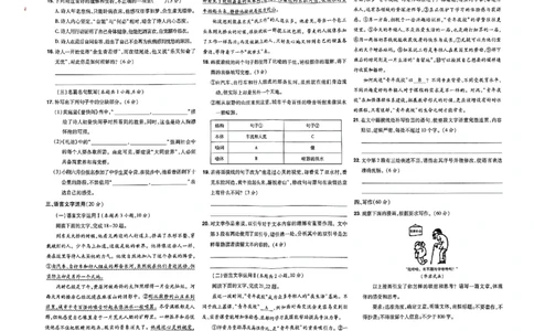 万向思维语文语文试卷合集_2024高考押题卷_112024高考快递全系列_（新高考）《万向思维&middot;高考快递高考押题卷》8套_万向思维&middot;高考快递高考押题卷8套语文