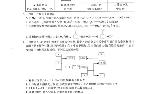 榆林市2026届高三第二次模考化学试卷(1)_2026年1月_260127陕西省榆林市2026届高三年级检测训练（榆林二模）（全科）_陕西省榆林市2026届高三上学期1月期末检测训练化学试卷（含答案）