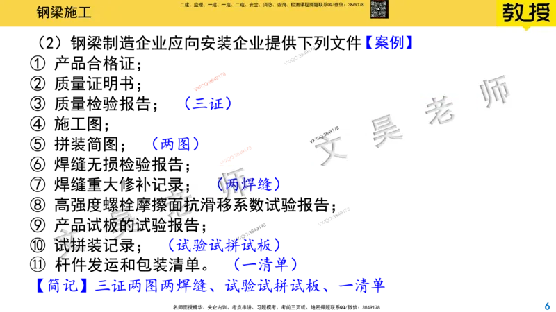 Removed_2025一建市政精讲25-钢梁施工_2026年一级建造师_2026年一建市政_2025年一建市政SVIP_02-基础精讲✿高端面授✿深度强化_30-市政《超级精讲班》文昊XJ_讲义