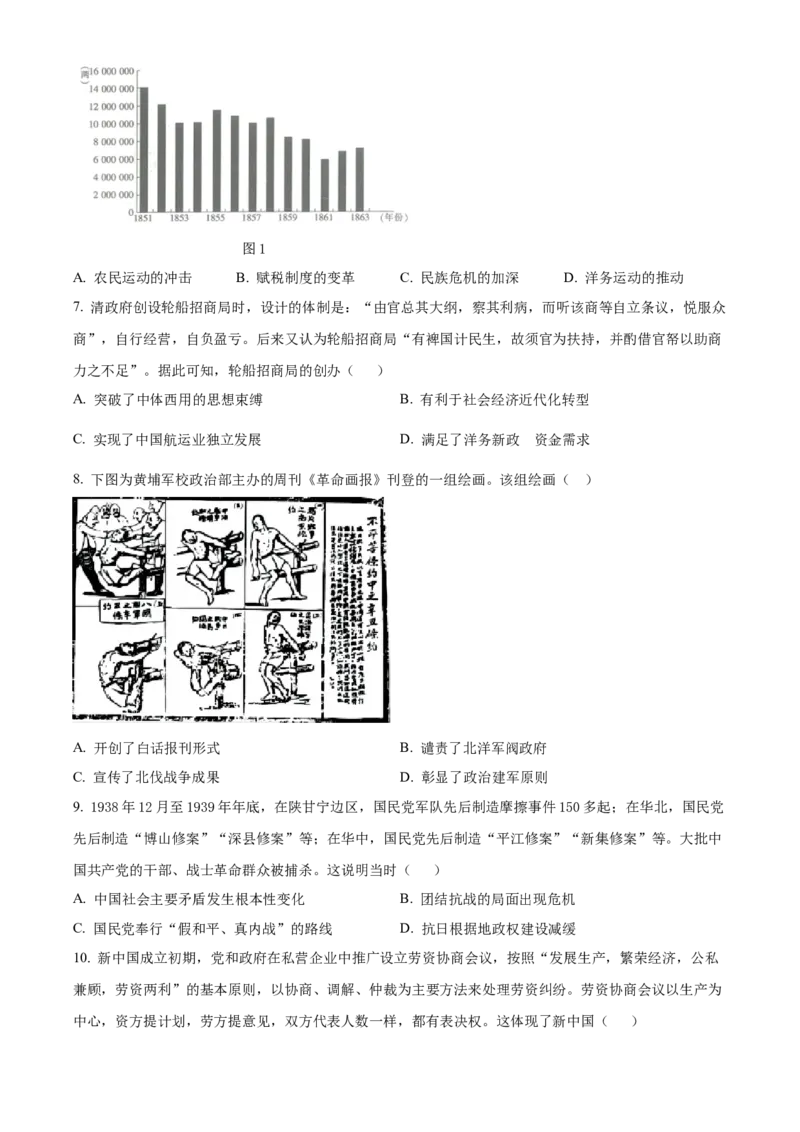 山东省德州市禹城市综合高中2023-2024学年高三10月月考考历史试题(1)_2023年10月_0210月合集_2024届山东省德州市禹城市综合高中高三10月月考