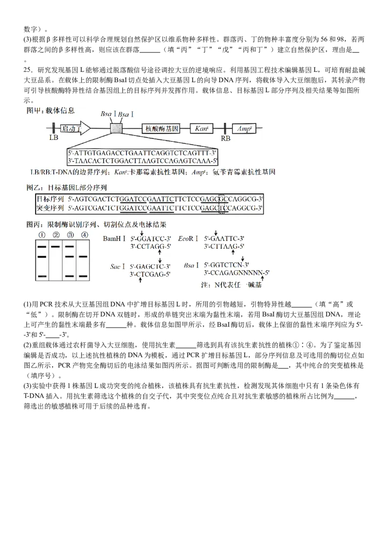 山东生物-试题-p_近10年高考真题汇编（必刷）_2024年高考真题_高考真题（截止6.29）_山东卷副科（6科全）