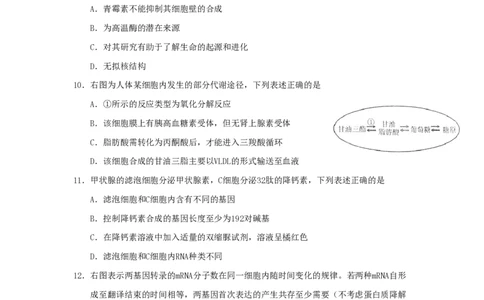 2011年高考生物试卷（上海）（空白卷）_生物历年高考真题_新&middot;PDF版2008-2025&middot;高考生物真题_生物（按年份分类）2008-2025_2011&middot;高考生物真题