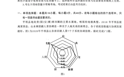 地理-四川省绵阳市2023级(2026届)高三第二次诊断考试（A卷）(1)_2026年1月_260124四川省绵阳市2023级(2026届)高三第二次诊断考试（A卷）（全科）