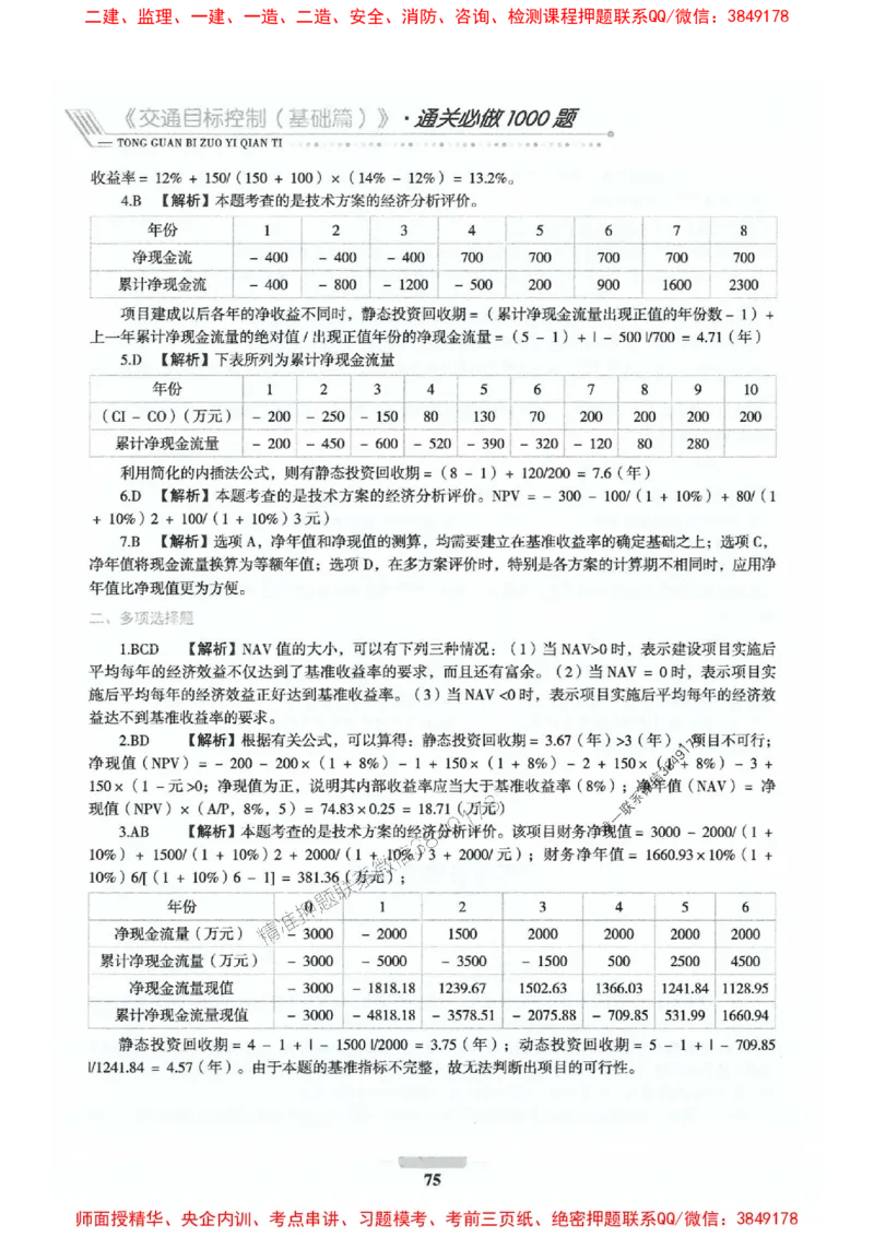 2025年监理交通控制-基础篇-核心母题1000题推荐_监理工程师_2025监理工程师_2025年监理工程师SVIP_2025年监理交通控制SVIP_03-习题精析✿实战特训✿模考通关
