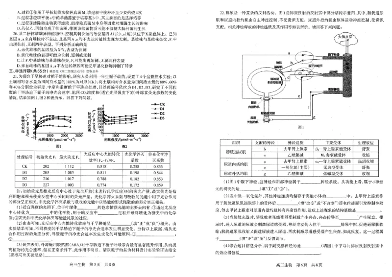 生物试题卷-辽宁省协作校2025-2026学年度上学期高三年级期末考试试题(1.19-1.20)(1)_2026年1月_260121辽宁省辽南协作校2025-2026学年度上学期高三年级期末考试试题（全科）