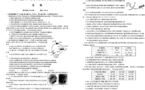 生物试题卷-辽宁省协作校2025-2026学年度上学期高三年级期末考试试题(1.19-1.20)(1)_2026年1月_260121辽宁省辽南协作校2025-2026学年度上学期高三年级期末考试试题（全科）
